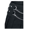 Women Gothic Skirt Silver Chains Skirt Punk Skirt Chain Metal Rock Mini Skirt | Women Gothic Skirt